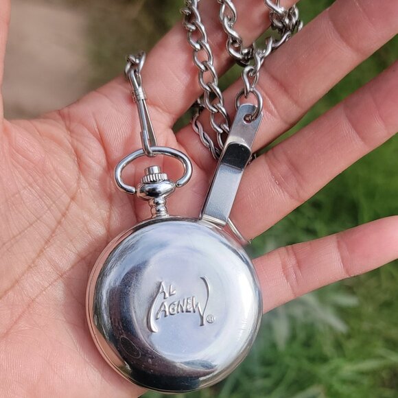 Vintage Al Agnew exclusive edition "Majestic Flight" bald eagle pocket watch - Picture 8 of 16